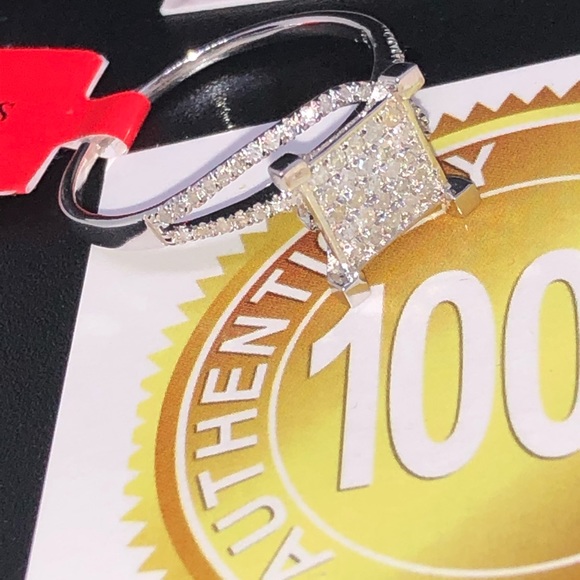 Real diamond designer head turner ring NOT CZ SALE - Picture 6 of 11